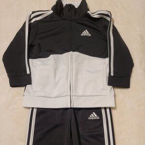 Adidas Navy Black Regular Fit Jogger Set Infant Boys 18 Month